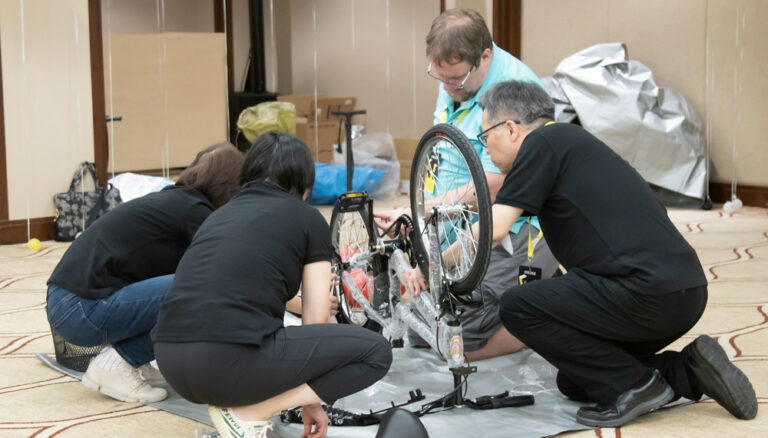 The Build a Bike activity is a popular and rewarding way of collaborating and working closely as a team to make a real difference in a local community